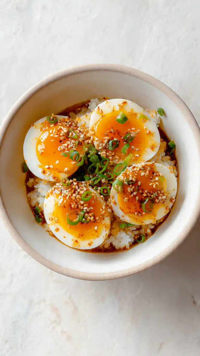 Korean Marinated Eggs Meal