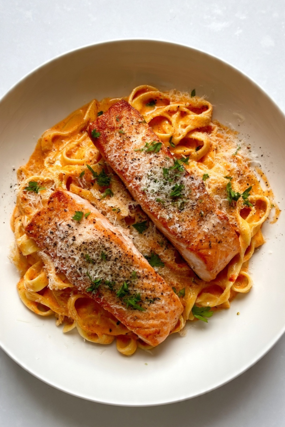 Cajun Salmon Pasta