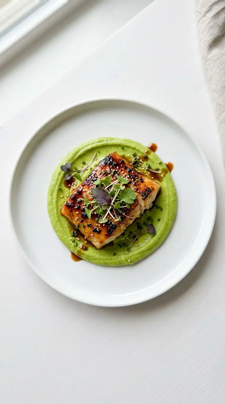 Keto Miso Glazed Cod