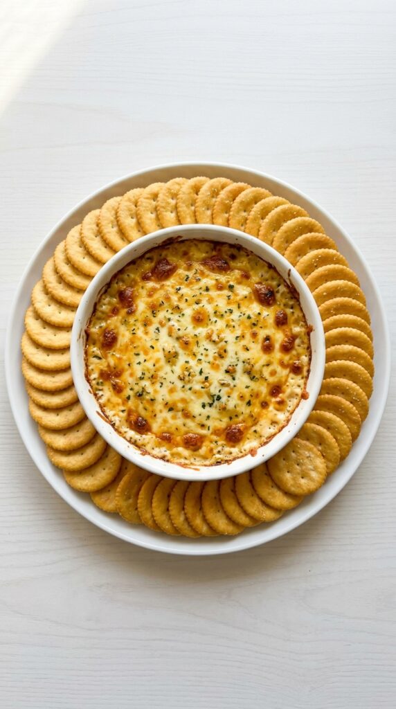 Cheesy Garlic Ritz Dip