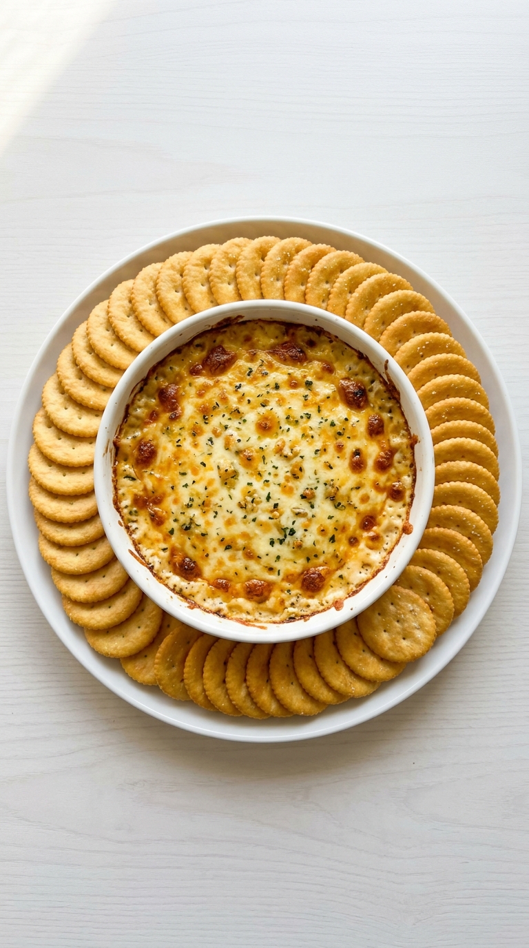 Cheesy Garlic Ritz Dip