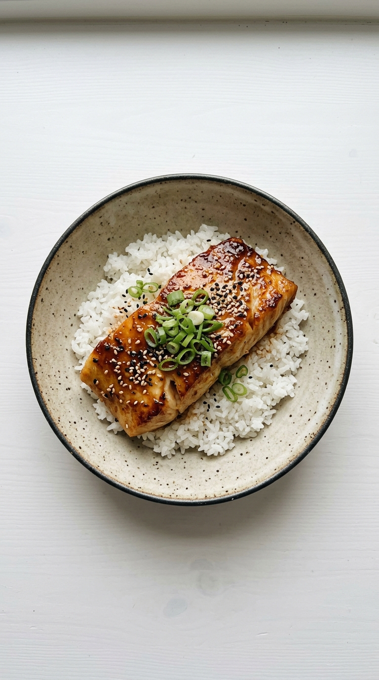 Sesame Ginger Miso Cod