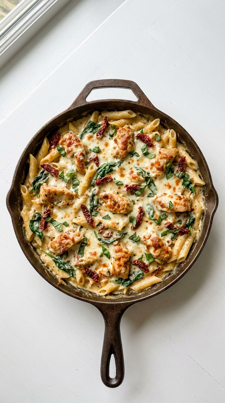 Sun Dried Tomato Creamy Asiago Chicken