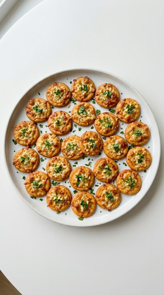Garlic Ritz Parmesan Bites
