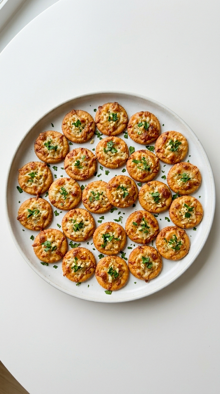 Garlic Ritz Parmesan Bites