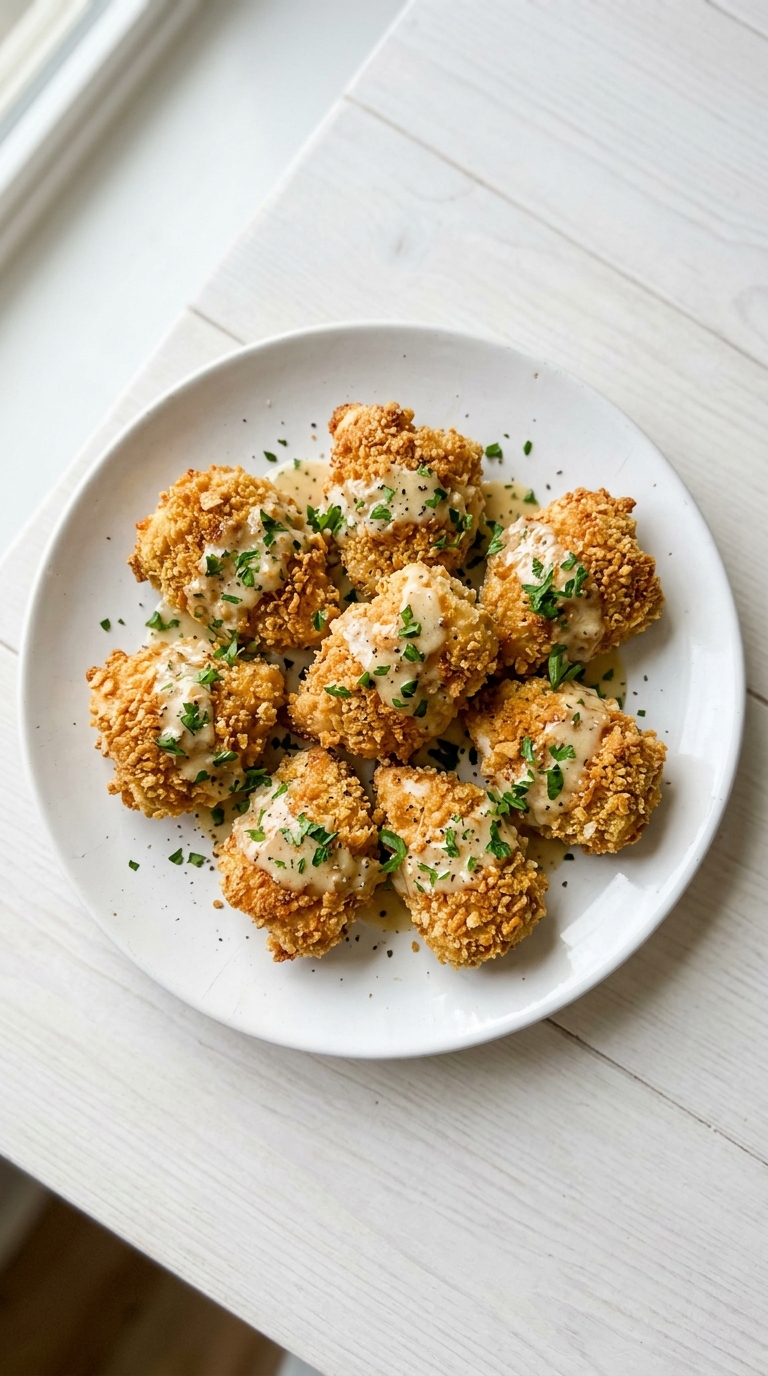 Garlic Ritz Cracker Chicken