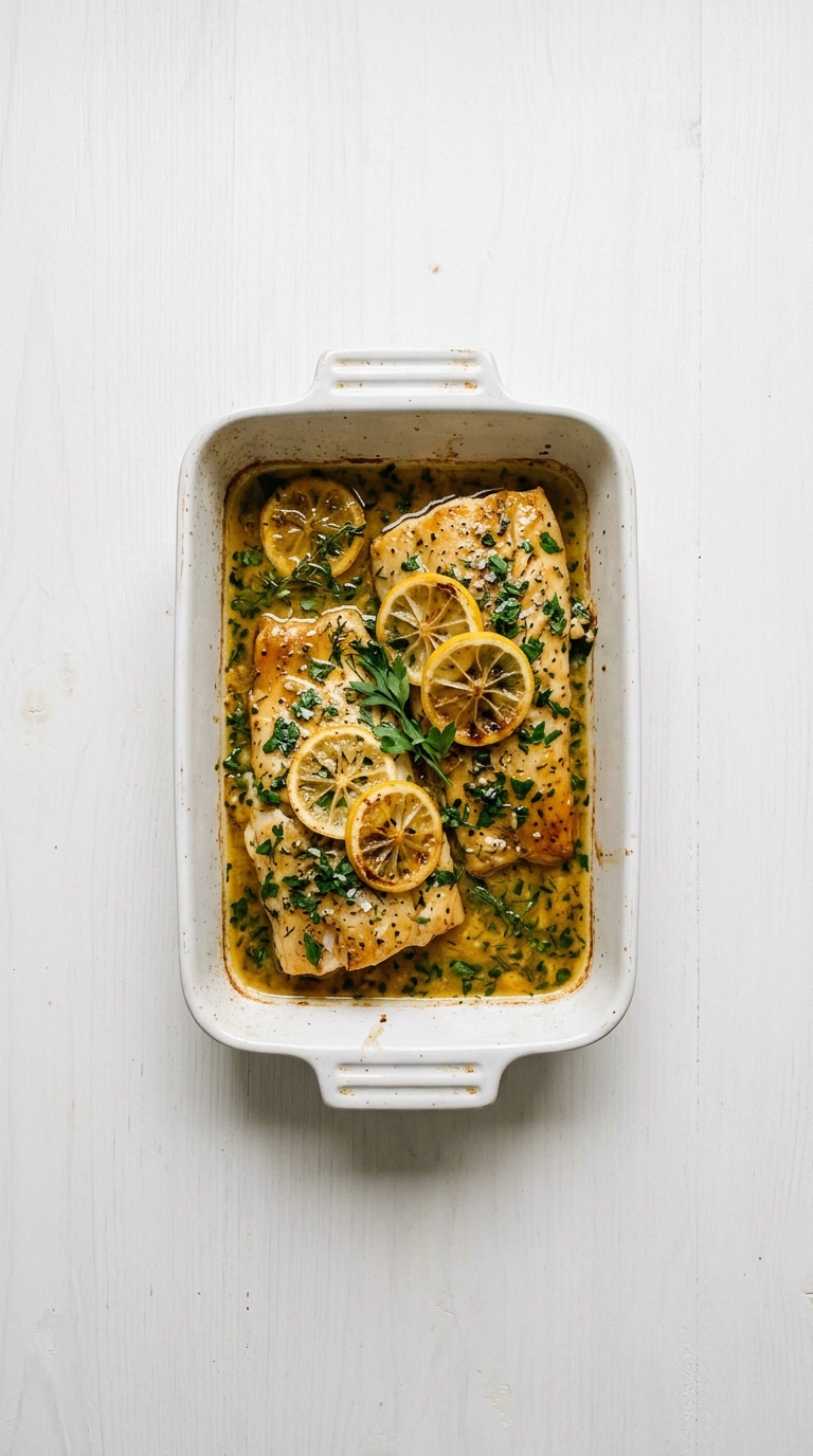 Garlic Herb Miso Cod