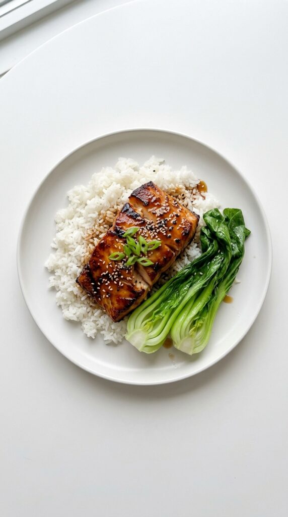 Honey Soy Miso Halibut