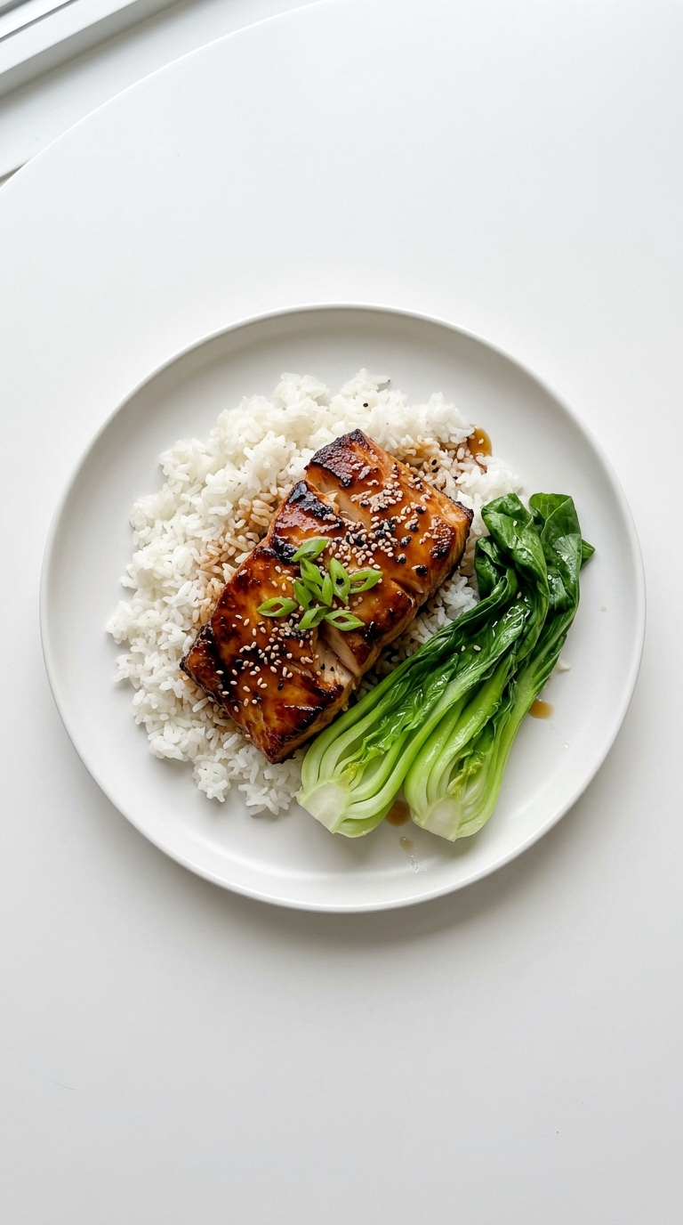 Honey Soy Miso Halibut