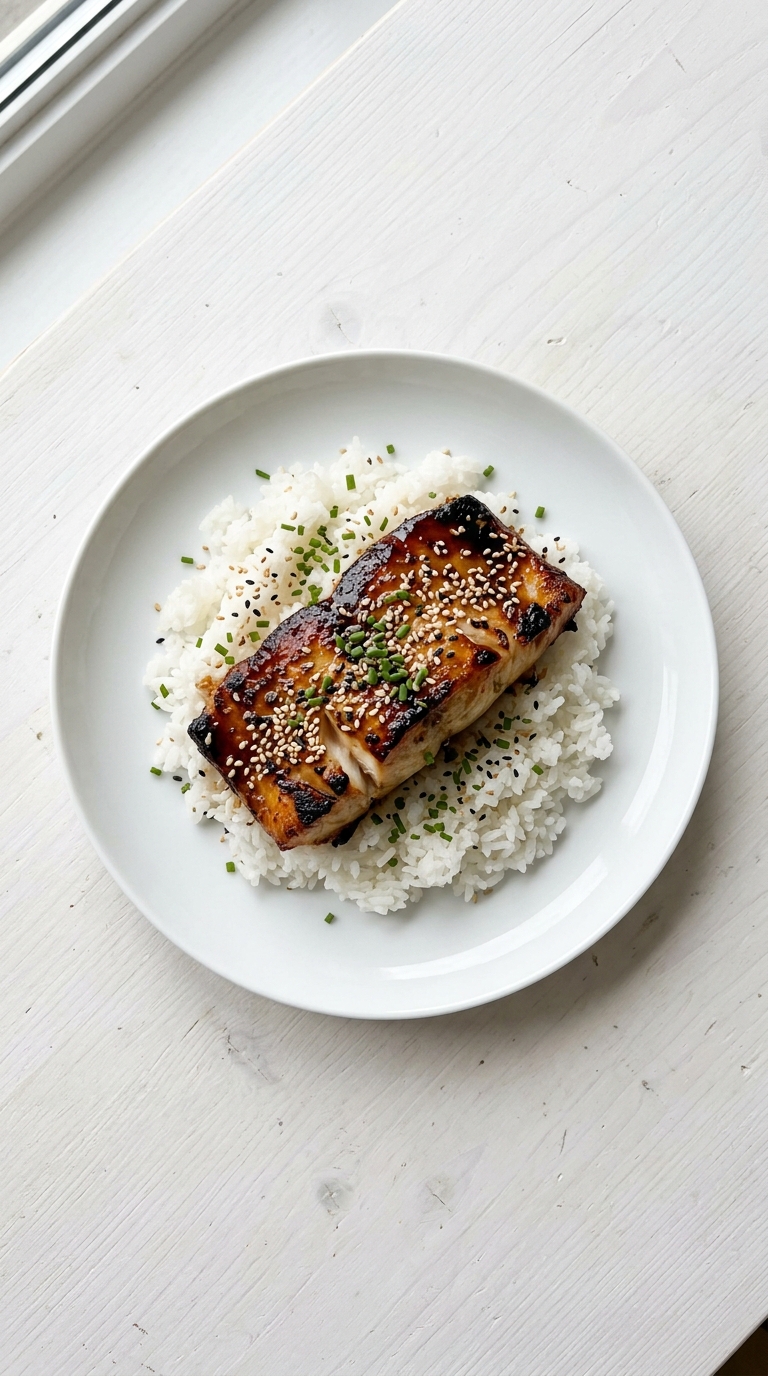 Simple Quick Miso Glazed Cod