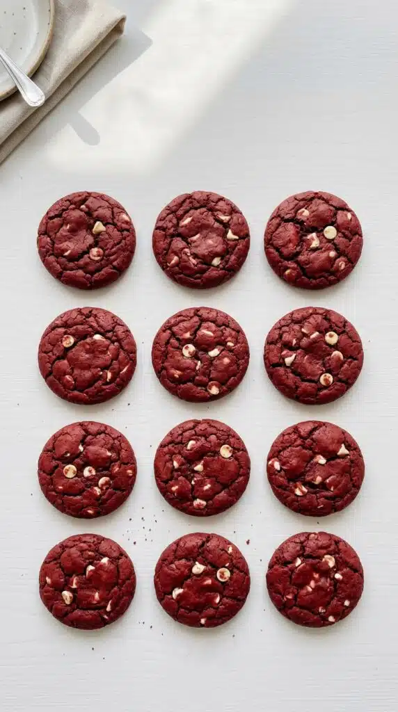 Red Velvet Brownie Cookies