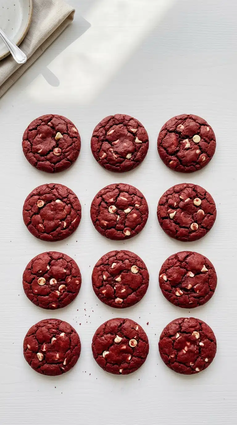 Red Velvet Brownie Cookies