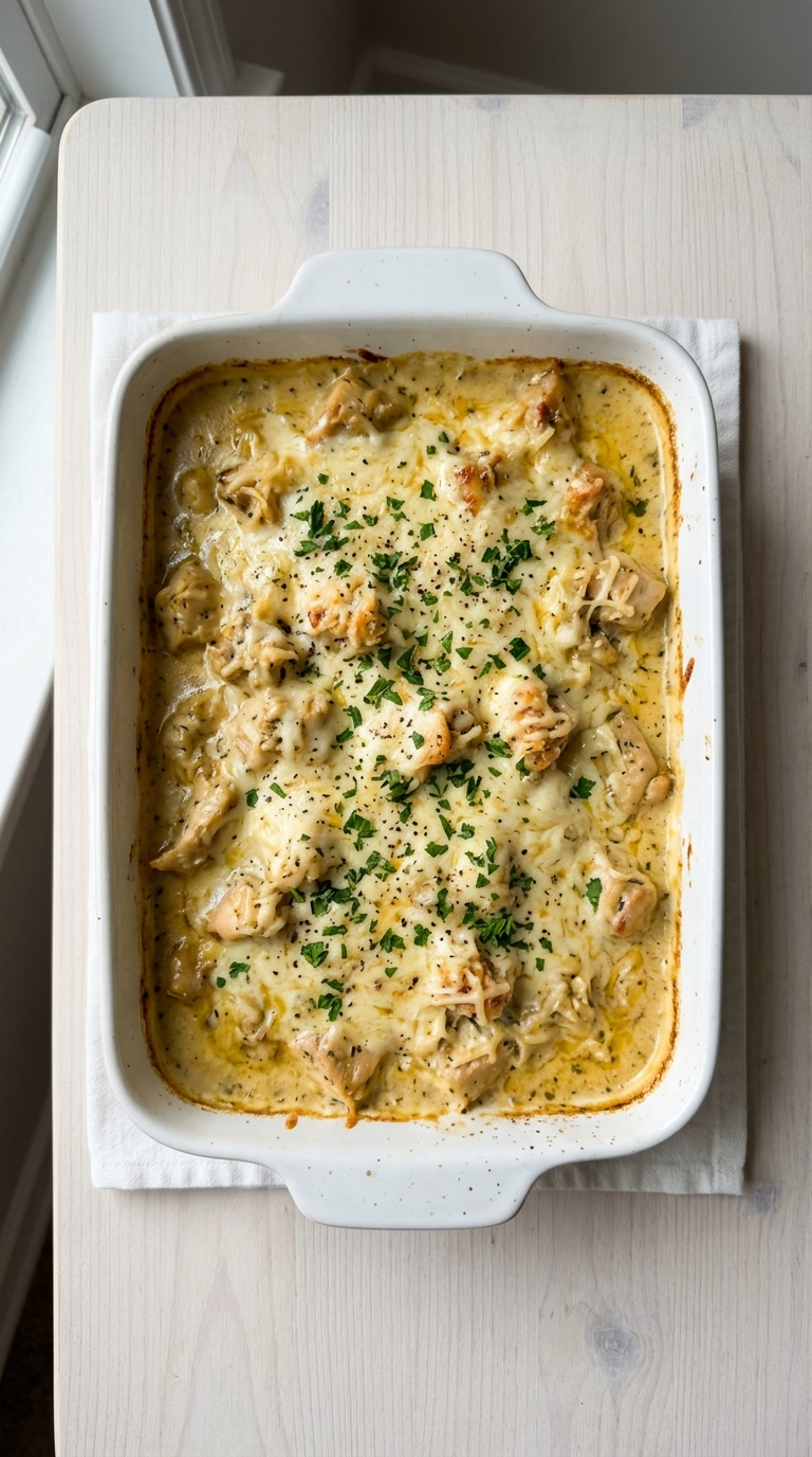 Slow Cooker Creamy Asiago Chicken