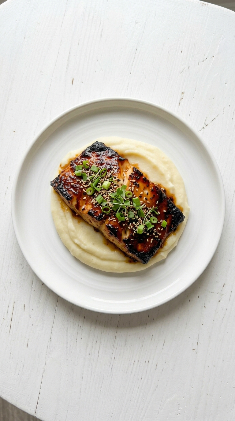 Spicy Sriracha Miso Cod